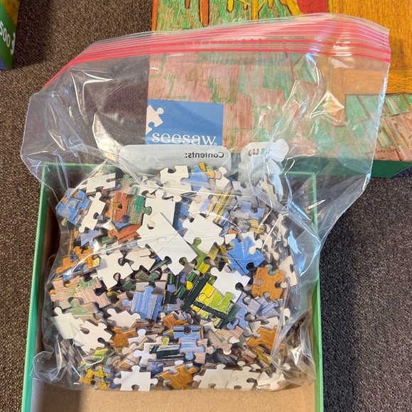 Seesaw Puzzle Vincent van Gogh Wheat Fields with Cypresses, Bedroom In Arles NWT - Picture 6 of 7